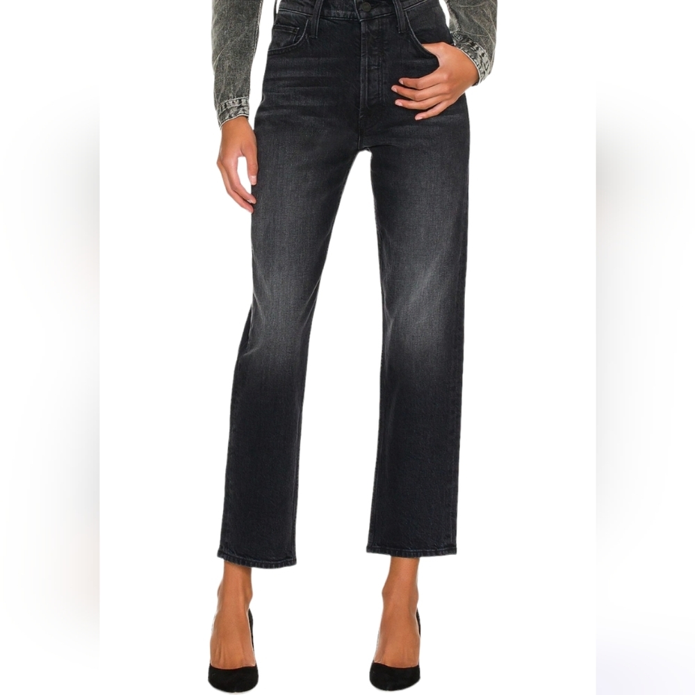 MOTHER The Tomcat Ankle-Crop Jeans Lies Lies Lies NWT high waist